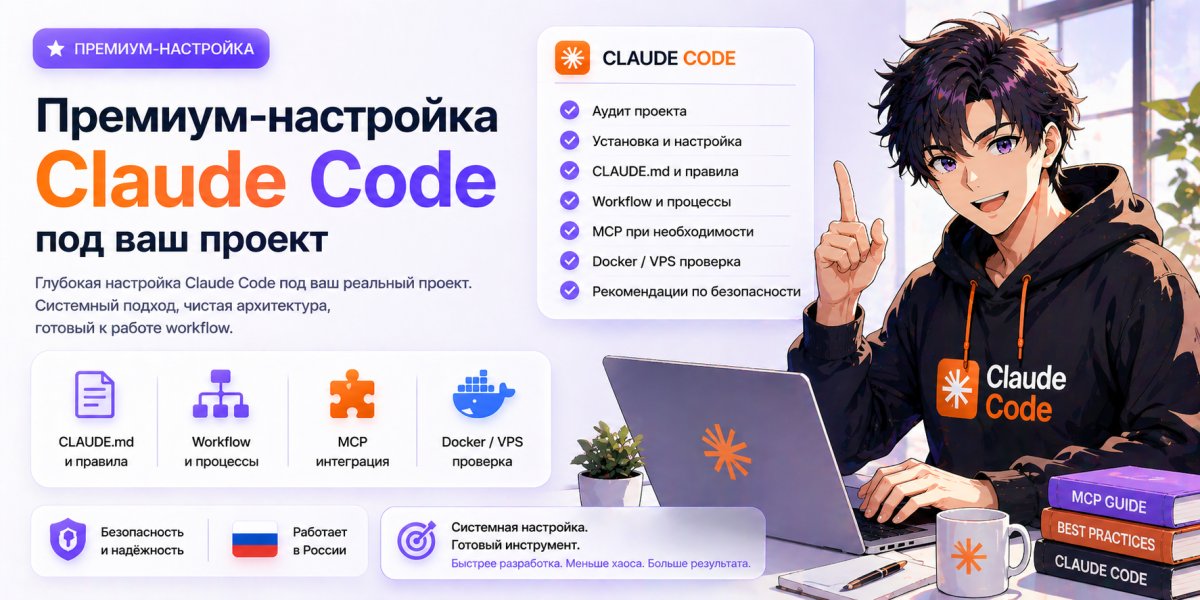 Claude Code под ваш проект: премиальная настройка, MCP и безопасная интеграция