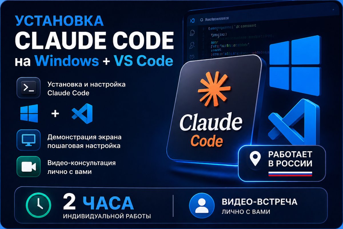 Claude Code на Windows и в VS Code: установка, настройка и первый запуск